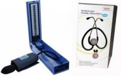 Diamond LCD Regular Model BPDG034 with Original brand Stethoscope ST0002 Combo Kit Bp Monitor