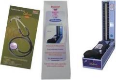 Diamond LED Regular Model BPDG141 with Original brand Stethoscope ST012 Combo Kit Bp Monitor