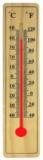 Divinext Wooden Body Wall Thermometer For Room Temperature Degrees Celsius Fahrenheit Meter Wall Hung Room Thermometer Indoor Outdoor Green House Garden Garage Home Kitchen Temperature Meter Gauge Weather Station Analogue Wall Thermometer