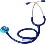 Dr. Head Excel Shine Aluminum Head Stethoscope For Students Medical And Doctors Blue Acoustic Stethoscope