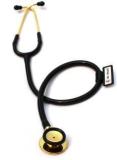 Dr. Head Premium Gold Plated Dual Head Stethoscope For Doctors & Students Dual Head Stethoscope Brass Finish Chest Piece Cardiology Stethoscope