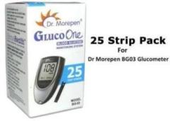 Dr. Morepen 25 strips 100 lancets Glucometer