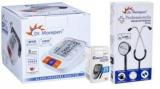 Dr. Morepen BP 15 BP Monitor And Stethoscope ST 01A For 25 Strips Combo Pack ST 01A, BP 15, STRIPS Bp Monitor