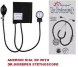 Dr. Morepen BPM08 Rsc Healthcare ANEROID BP WITH DR. MOREPEN STETHOSCOPE Pressure Guard Aneroid Sphygmomanometer Bp Monitor