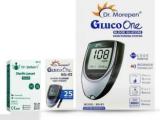 Dr. Morepen Glucometer And 25 Strips, Dr Seibert Sterile 100 Lancets Combo Pack Glucometer