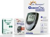 Dr. Morepen Glucometer And 50 Strips, Dr Seibert Sterile 100 Lancets Combo Pack Glucometer