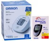 Dr. Morepen Glucometer And Omron Blood Pressure Monitor HEM 7121J ] Glucometer