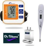 Dr Viksons Morepen Bp Monitor With Digital Thermometer Dr. Morepen With Adaptor & Morepen Bp Monitor