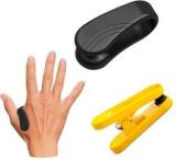 Ekin 1 Ushape 1 Yellow Clip Hand Pressure Point Clip For Migraine Tension Anxiety Pain Massager