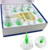 Ekin PLASTIC V 18 Biomagnetic Chinese Vacuum Cupping Therapy Set 18 Cup Massager Biomagnetic Chinese Hijama Vacuum Cupping Therapy Set 18 Cup Massager