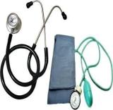 Ethigen Double Heart Stetho With Green BP Manual For Doctors & Medical Students. Acoustic Stethoscope