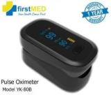 Firstmed Fingertip Pulse Oximeter Black YK 80B One Year Warranty Pulse Oximeter