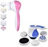 Ghk HC5 5 In 1 Portable Compact Face Massager For Facial & Relax & Spin Tone Handheld Body Massager Best Buy Combo Massager