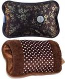 Gjshop New Portable Electric Hot Water Bag Pack Of 2 Electric Velvet Fur And Heating Pad