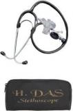 H Das Stethoscope With Small Fetoscope And Chest Piece Black 55 Cm Specially Designed For Child/Paediatric Acoustic Stethoscope