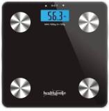 Healthgenie Digital Body Composition Monitor Weighing Scale, Strong & Best Glass Build Electronic Bathroom Scales & Weight Machine To Monitor BMI, Segmental Body Fat & Skeletal Muscle Weighing Scale