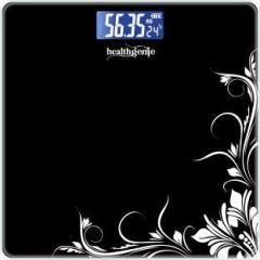 Healthgenie Thick Tempered Glass LCD Display Digital Weighing Scale