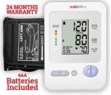 Healthgenie Upper Arm White Digital Upper Arm Blood Pressure Monitor BPM02 Fully Automatic | Irregular Heartbeat Detector | Batteries Included | 2 Year Warranty Bp Monitor