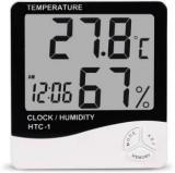 Htc 01 Multifunctional 5 In 1 Digital Temperature Humidity Meter / Calendar / Clock / Alarm Hygrometer Digital Thermometer