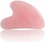 Jaderoller Rose Quartz Massager Gua Sha Anti Ageing Natural Gua Sha Massage Tool, Green Jade Himalayan Natural Massage Tool Massager