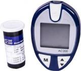 Jsb AC200 With 25 Strips 25 Lancets Glucometer