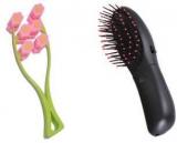 Kemtech G 2 Faceup Roller Face & Vibrating Hair Brush For All Women & Girls Massager