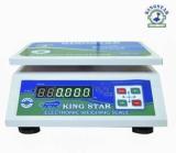 King Star Metal ABS Scale Capacity 30Kg Accuracy 2g Minimum 10g Metal Body Green Display Weighing Scale