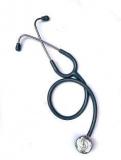 Life Strong Diamond Heart Grey Acoustic Stethoscope