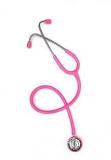 Life Strong Human Heart Pink Acoustic Stethoscope