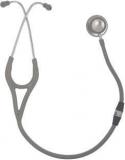 Lifeline DIAMOND STH010 Anodized Aluminium Chest Piece with Bright Finish Sensitive Diaphragm Stethoscope Grey Acoustic Stethoscope