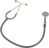 Lifeline MAX DELUXE STH020 Aluminium Chest Piece With Silver Matt Finish Sensitive Diaphragm Stethoscope Grey Acoustic Stethoscope