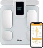 Lifelong 8 Electrode Smart Body Fat Scale With Weight Machine Display And Bmi On Handle Weighing Scale