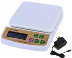 Manogyam Digital 10kg x 1g Kitchen Scale Balance Multi purpose weight measuring machine with Adapter Weighing Scale