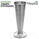 Max Plus | FETOSCOPE | Metal | Standard Quality | Pinard Horn | Fetal Stethoscope | Stethoscope