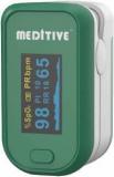 Meditive Fingertip Pulse Oxygen Monitor, Pulse Rate With Respiratory Rate RR And Perfusion Index Pulse Oximeter