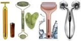 Morvika Ice Roller Face Massager, Jade Roller Gua Sha, 3D Body Massager, T Gold Massager