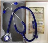 Msi Original Microtone Blue Stethoscope with Green and Grey tube with Ear Piece and Diaphragm Acoustic Stethoscope