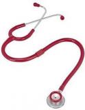 Msi Original Microtone Burgundy Stethoscope With Black And Yellow Tube With Ear Piece And Diaphragm Acoustic Stethoscope Acoustic Stethoscope