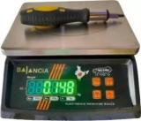 Nivayo Balancia 30kg Steel Plate Double Display High Quality Weight Machine For Kitchen/Shop With Power Adapter & 4V Re Chargeable Battery Weighing Scale Made In India Weighing Scale Weighing Scale Weighing Scale TR 222 Weighing Scale