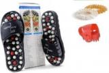 Np NAVEEN PLASTIC P8669 ACCU PADUKa/SLIPPER SPRING SLIPPER ACUPRESSURE & MAGNETIC FULL BODY MASSAGE Foot Care Yoga Paduka Massager