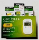 One Touch Select Simple Glucometer With 70 Test Strips Glucometer