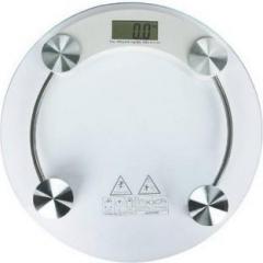 Piu Collection Personal Health Human Body Weight Machine 8 mm Round Glass Weighing Scale