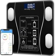 PN AUK Smart Bluetooth Weight Machine 18 Body Composition Sync with Fitness Mobile App Weighing Scale