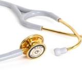 Rcsp Stethoscope For Doctor And Medical Students Brass Ring Dual Head Gold Plated Acoustic Stethoscope