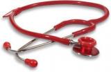 Rcsp Stethoscope For Doctors Medical Staff, Nurses And Medical Student Acoustic Micro AL Light Weight Red Acoustic Stethoscope