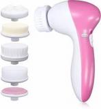 Rebha 5 In 1 Face Facial Exfoliator Electric Massage Machine Care & Cleansing Cleanser Massager Kit For Smoothing Body Beauty Skin Cleaner Facial Massager Machine For Face 5 In 1 Smoothing Body Face Beauty Care Facial Massager