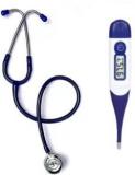 Rnb Diamond Deluxe Stethoscope for Doctor & Nursing Student with Digital Thermometer Acoustic Stethoscope