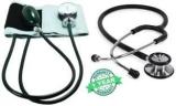 Rnb Doctor Sphygmomanometer Dial Type Manual Upper Arm Blood Pressure Monitor With Diamond Acoustic Black Stethoscope Bp Monitor