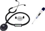 Sahyog Wellness The Professional's Deluxe High Acoustic Sensitivity Stethoscope With Digital Thermometer Health Care Appliance Combo