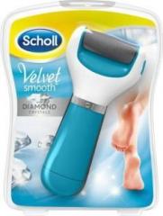 Scholl Diamond Crystals Velvet Smooth Electronic Foot File Massager